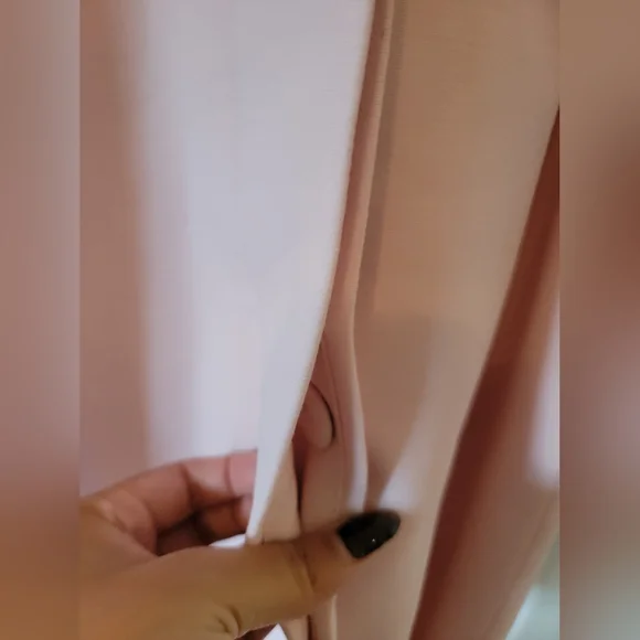 Zara Pink Draped Jacket Mini Dress NWT - Picture 6 of 11